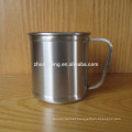 single wall stainless steel mini coffee mug